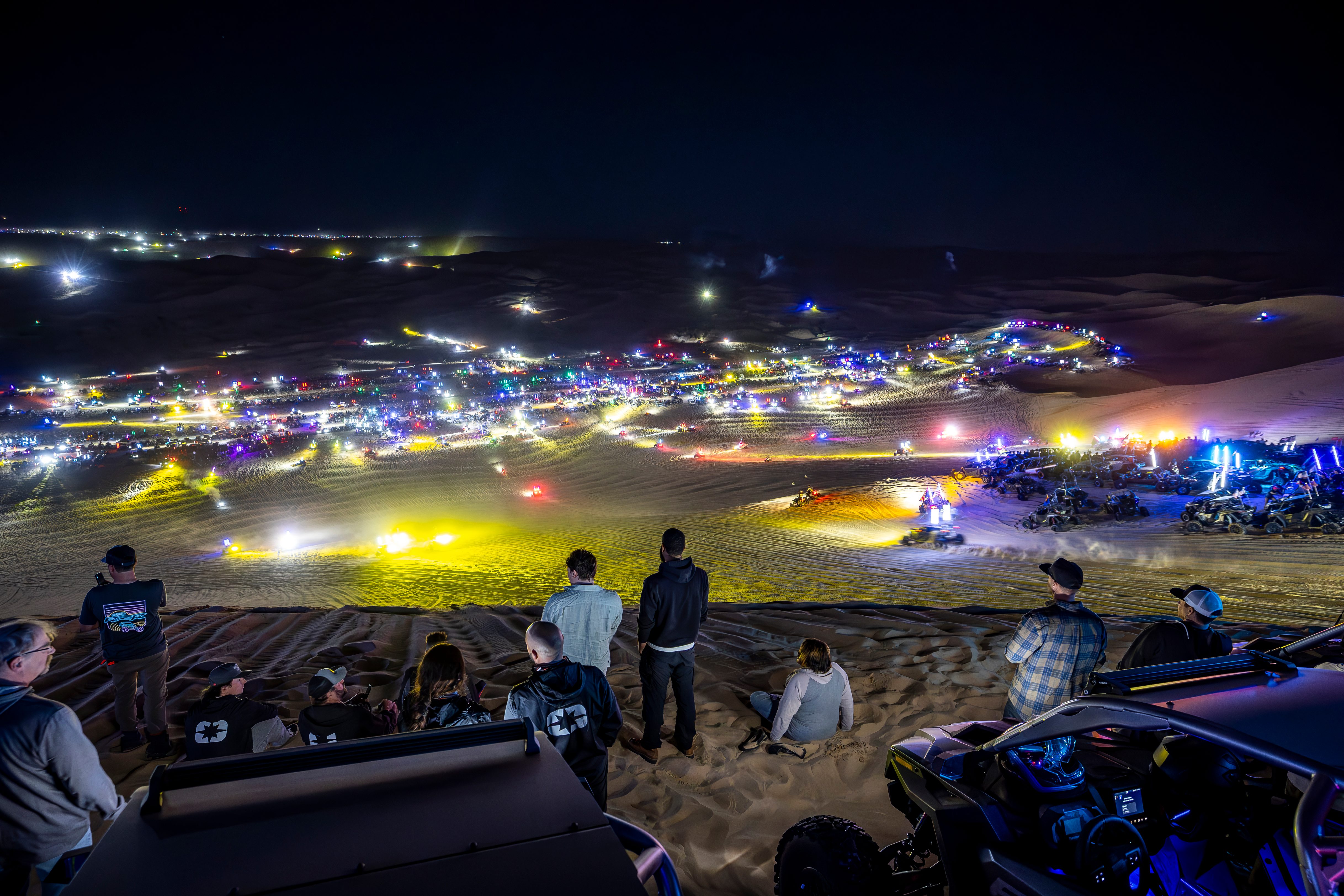 Oldsmobile hill at night