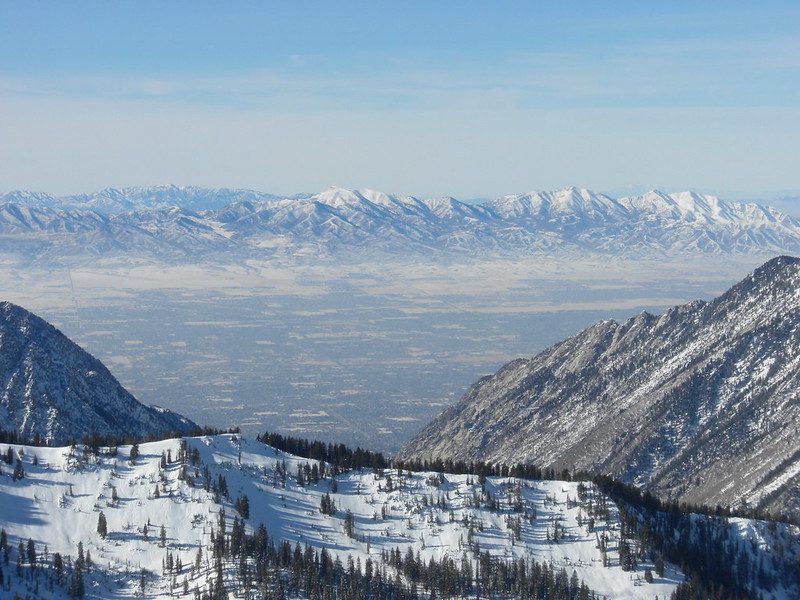 View from the top of Snowbird