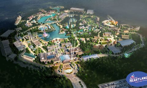 American Heartland Theme Park and Resort aerial