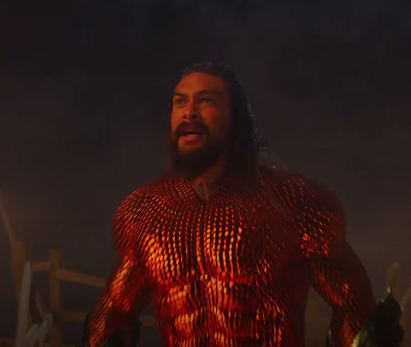Jason Mamoa in Aquaman and the Lost Kingdom.