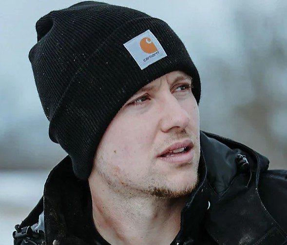 Carhartt beanie on a man