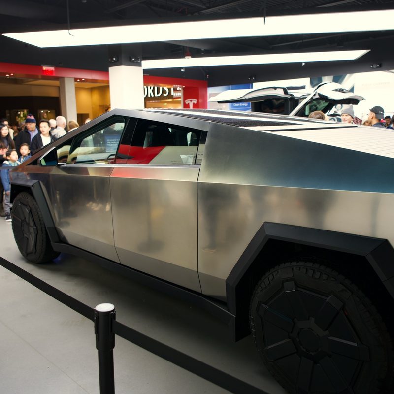 Tesla Cybertruck at the Bellevue, WA location