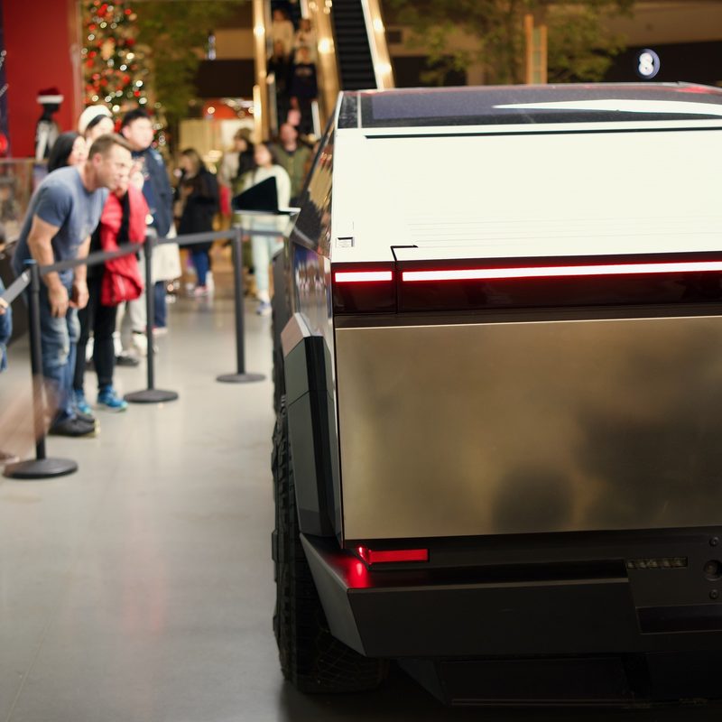Tesla Cybertruck at the Bellevue, WA location