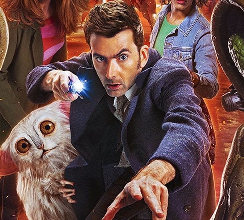David Tennant as the Doctor in Doctor Who.