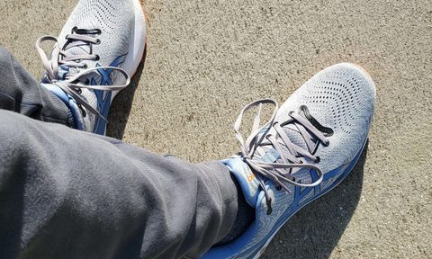 John Alexander wearing the Gel-Cumulus 24.