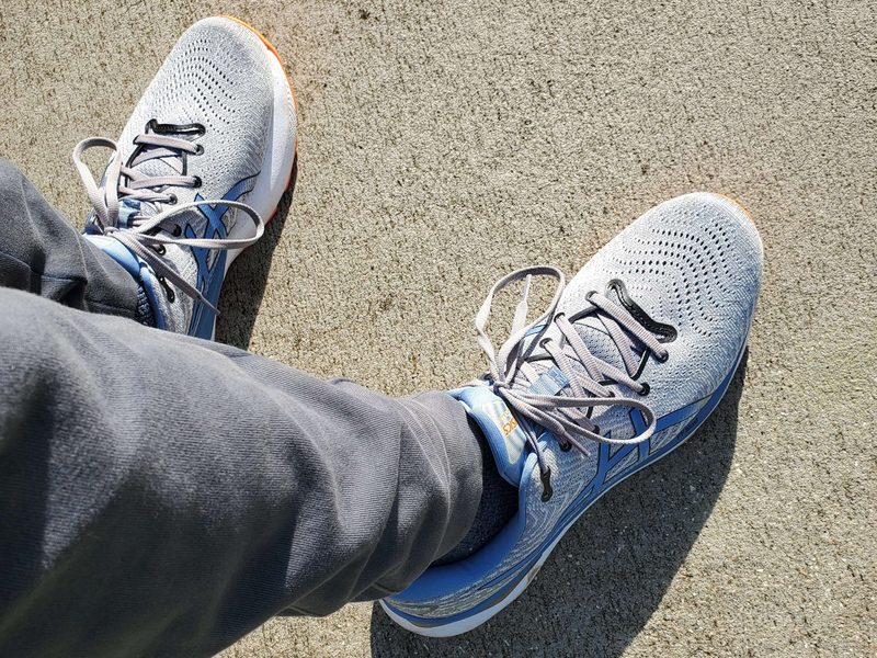 John Alexander wearing the Gel-Cumulus 24.
