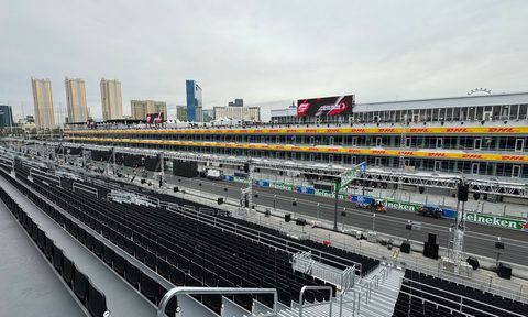 F1 Las Vegas Grand Prix - grandstand seating