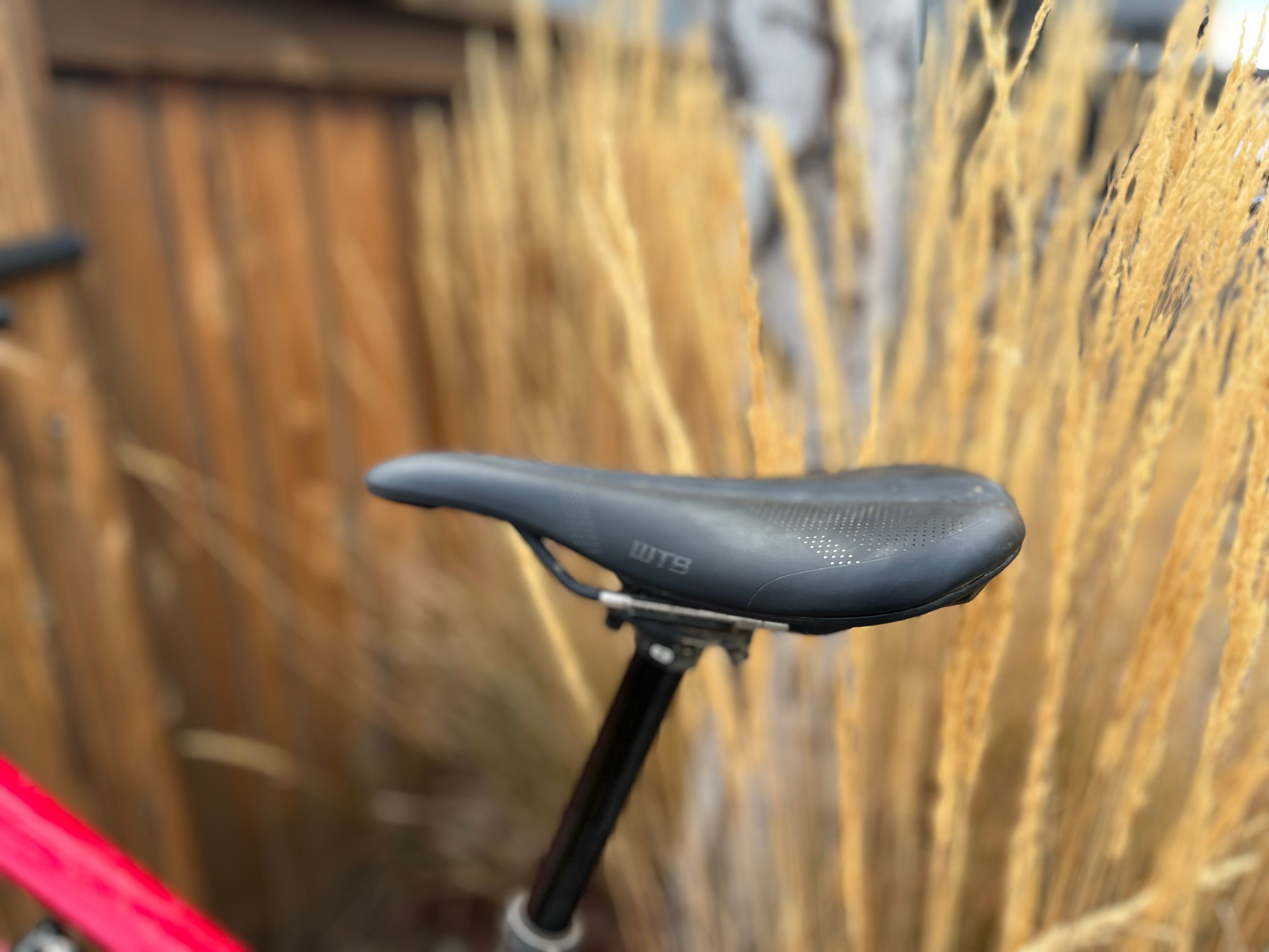 A picture of a WTB mountain bike seat