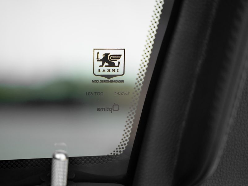 INKAS Armored Mercedes Maybach GLS600 protective glass.