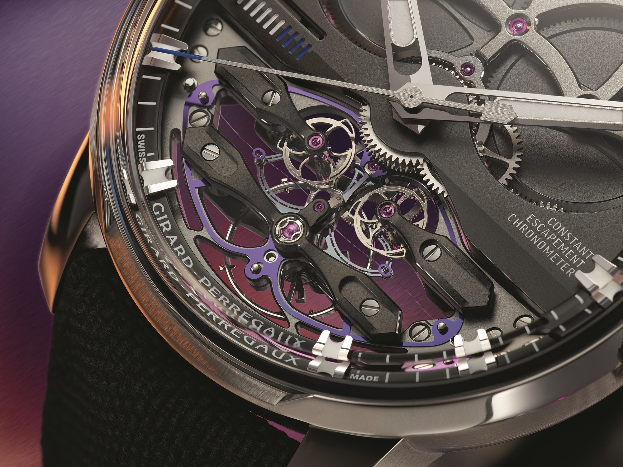 Girard Perregaux New Constant Escapement face