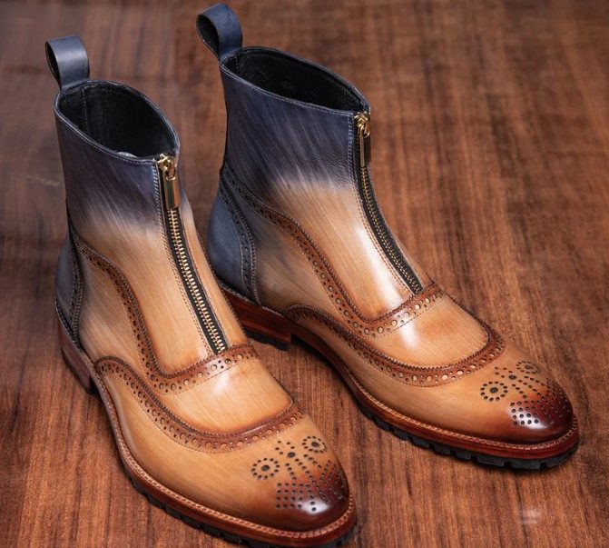 Lethato Zipper boots