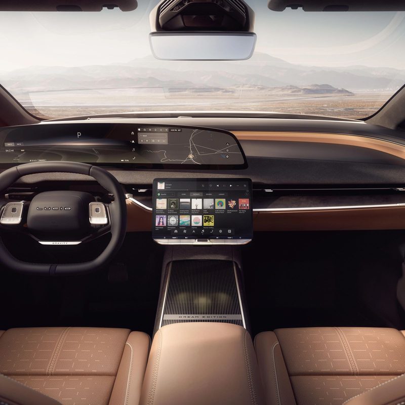 Lucid Gravity interior