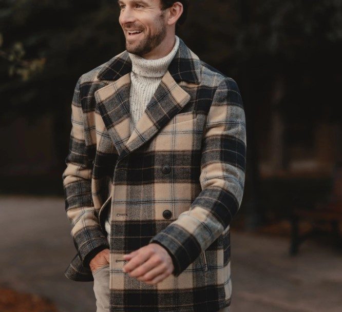 Man wearing The Normal Brand Lan Jacket