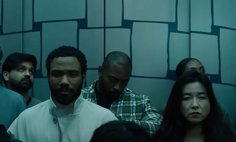 Donald Glover and Maya Erskine in Mr. and Mrs. Smith