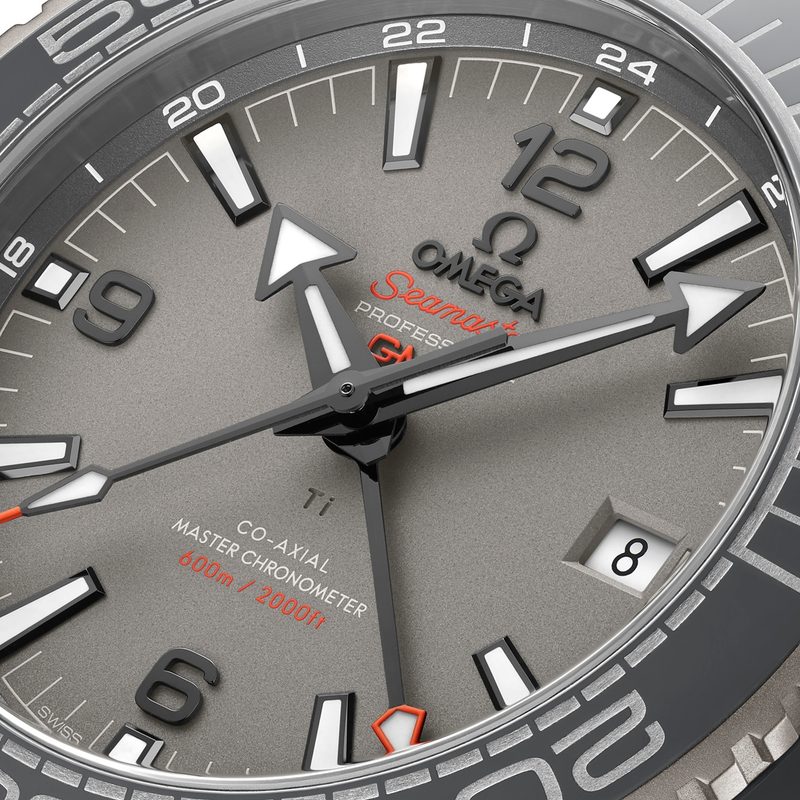 Omega Seamaster planet ocean dark grey