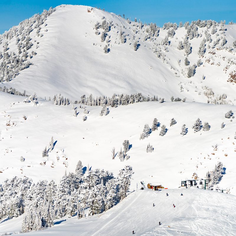Powder Mountain terrain snow