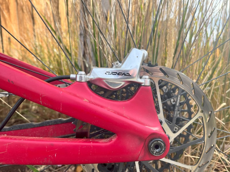 SRAM Code Silver rotor and caliper