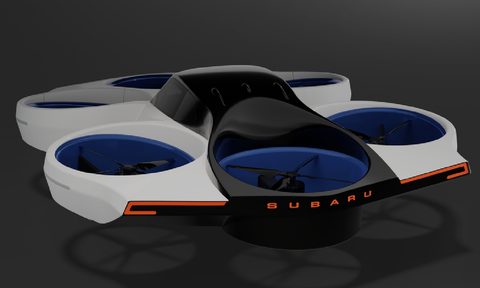 Flying subaru air mobility concept rear