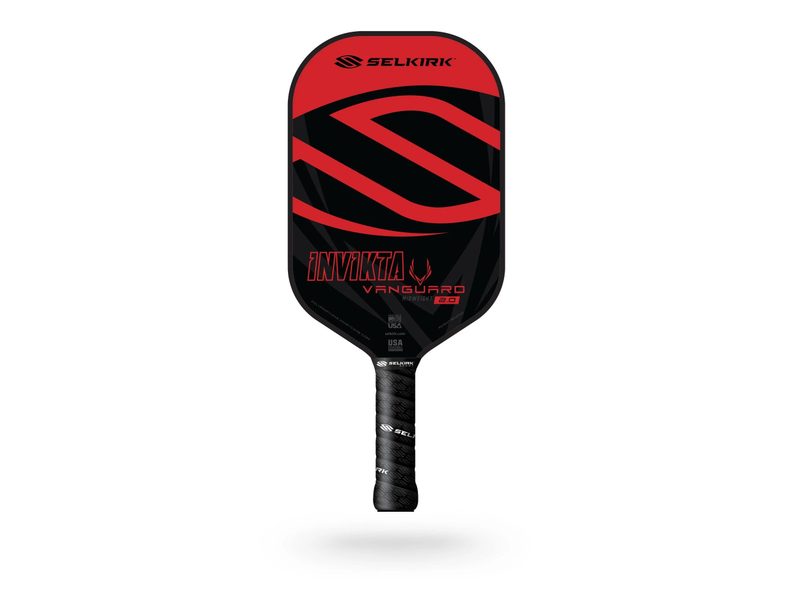 Selkirk's Vanguard 2.0 Invikta pickleball paddle.