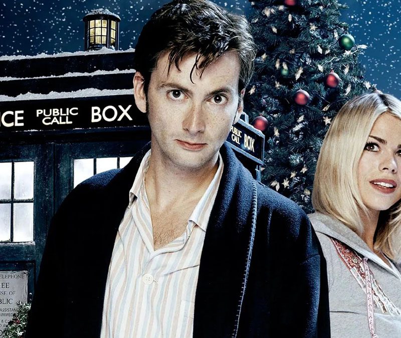 David Tennant and Billie Piper in The Christmas Invasion.