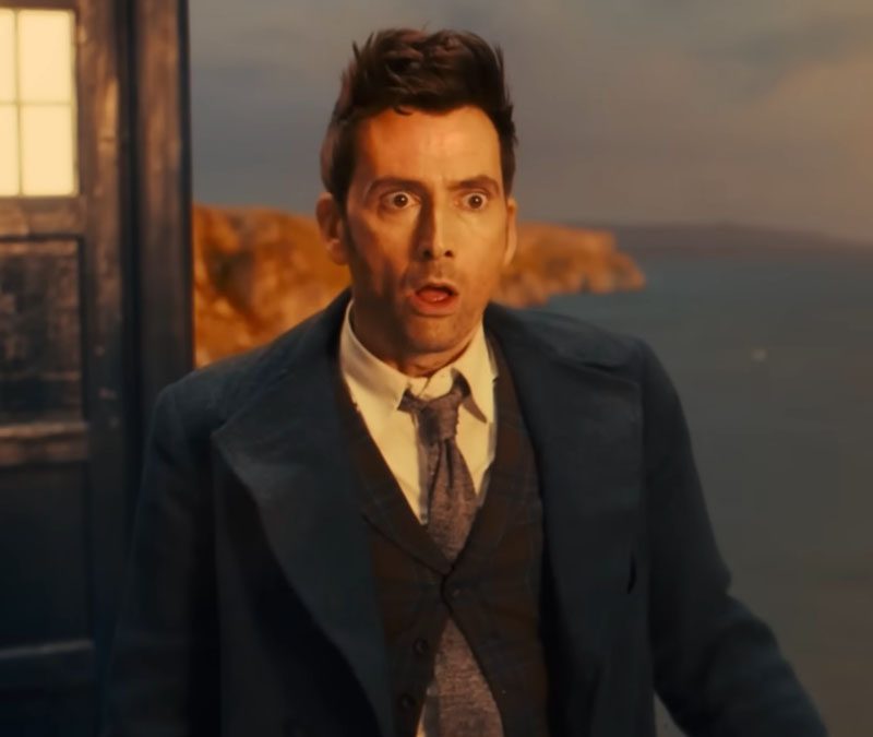 David Tennant as the Fourteenth Doctor in Doctor Who.