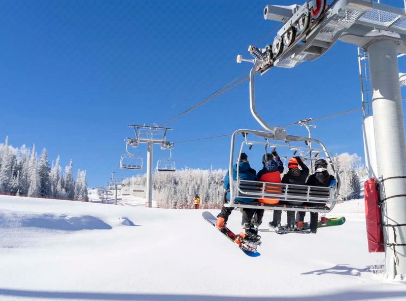 Ski lift at Brian Head ski resort