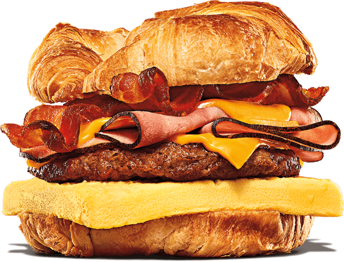 Sausage, Egg, and Cheese Crossian'wich