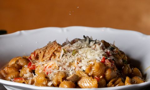 Carrot Bolognese in a bowl