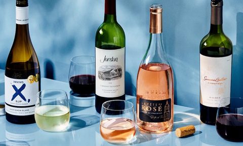 Wines available on Delta Airlines.