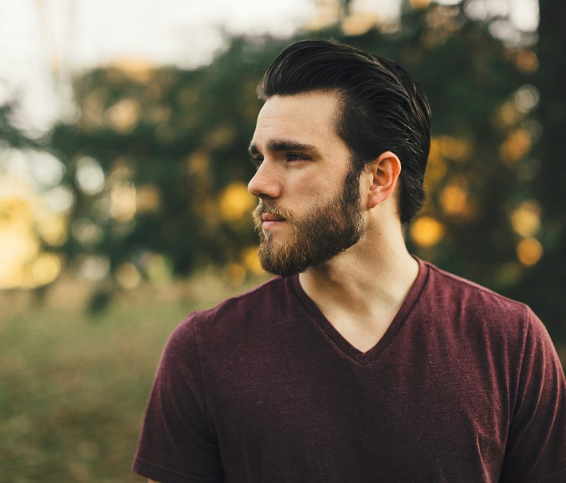 Man with nice hair looking to the side