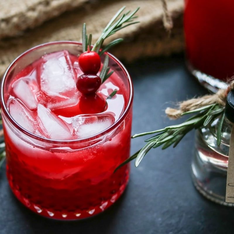 Vodka cranberry drink
