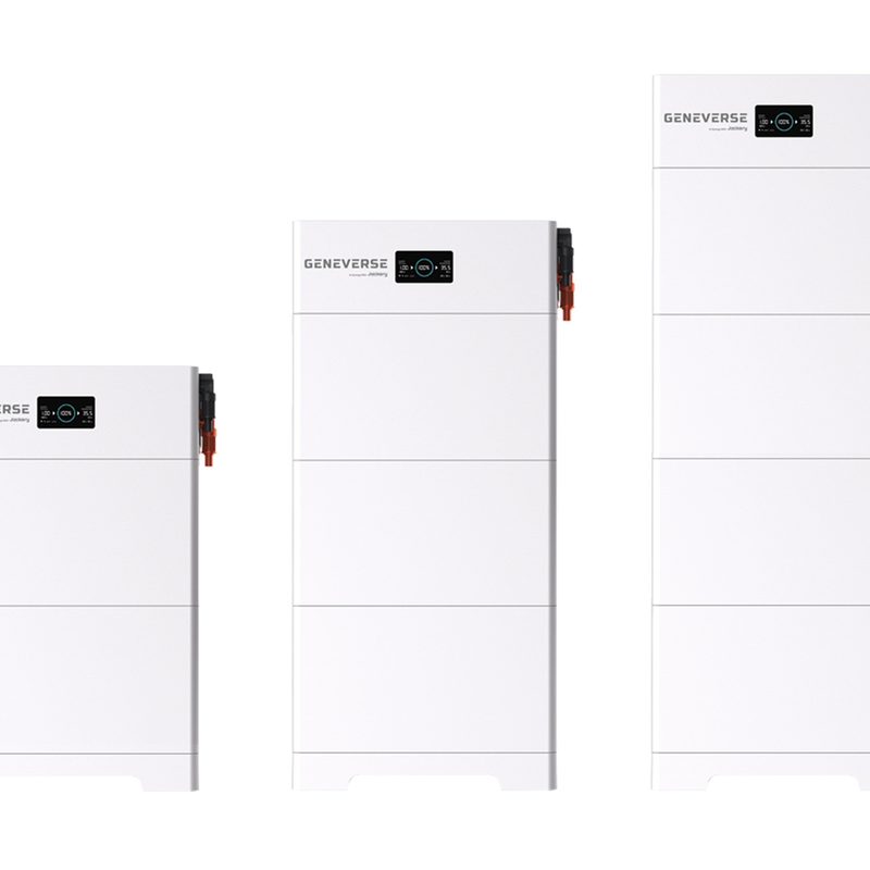 Modular options of the Geneverse PowerPillar solar home battery backup system