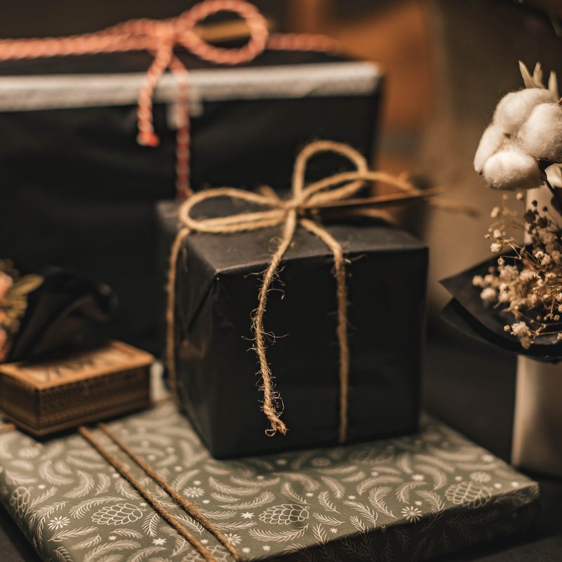 Two small gift boxes