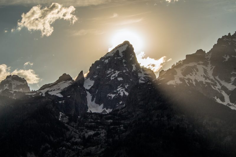 Grand Teton National Park in winter.