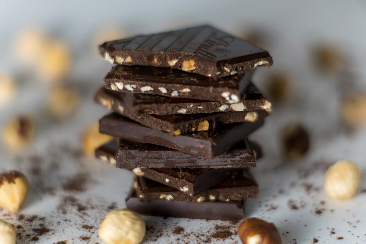 a peppermint chocolate stack