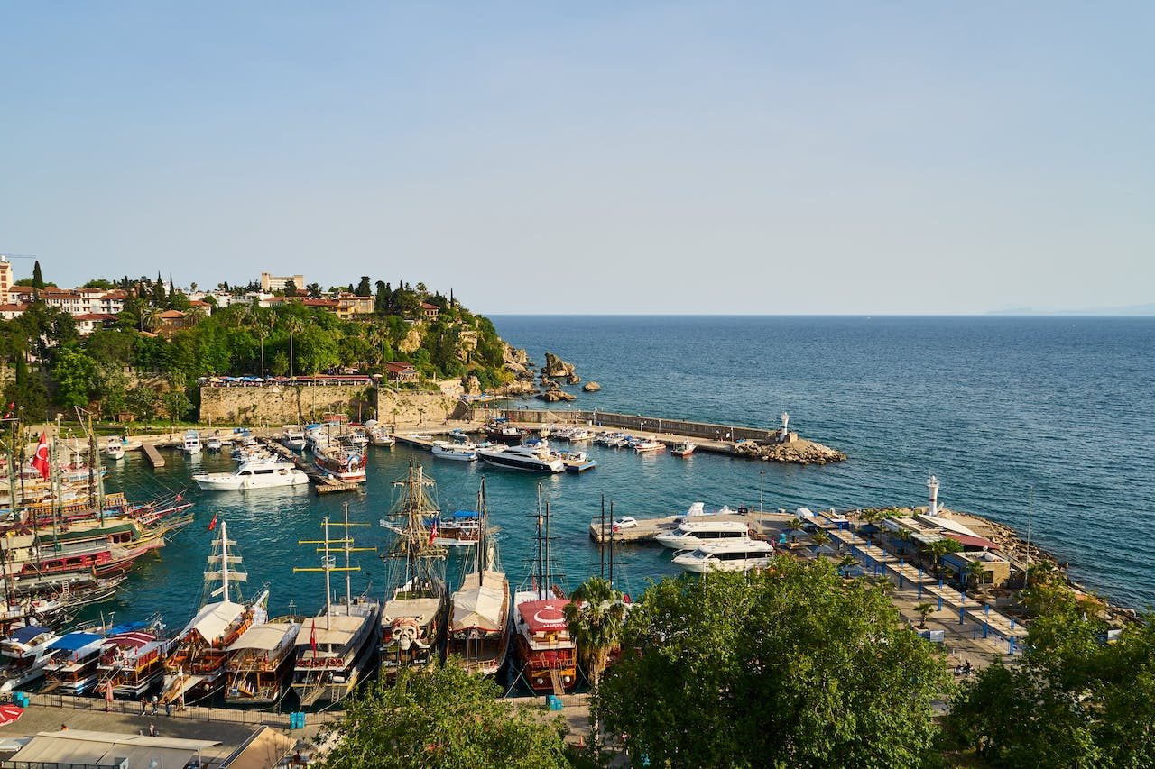 An idyllic coastline in Turkey