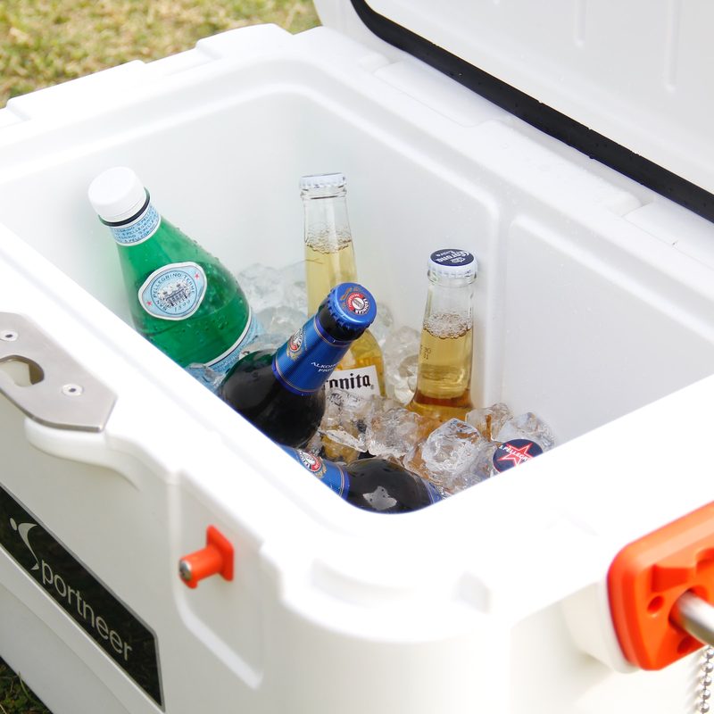 Drinks in a cooler