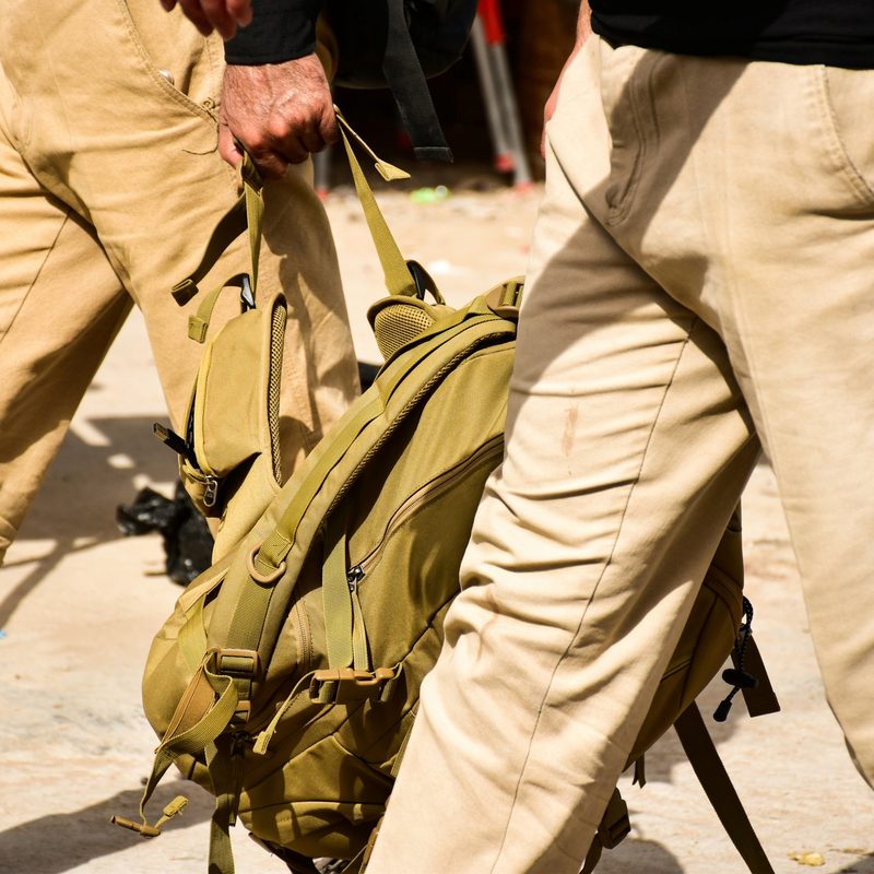 Two mnn in khakis