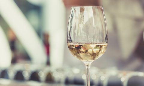 Glass of white wine