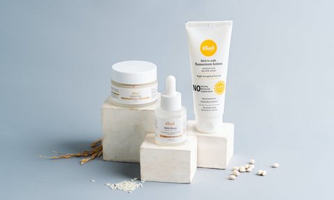 white skincare products
