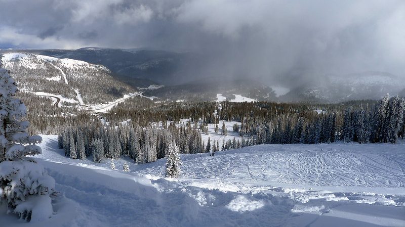 A whiteout day at Wolf Creek