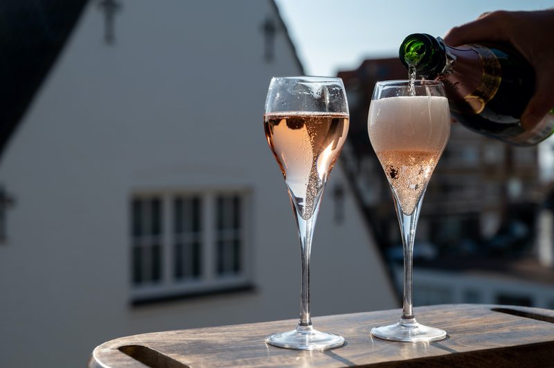 Sparkling rose