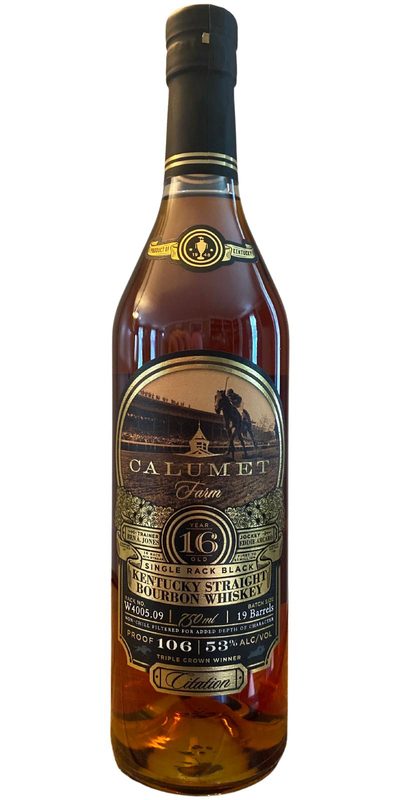 Calumet Farm Single Rack Black 16