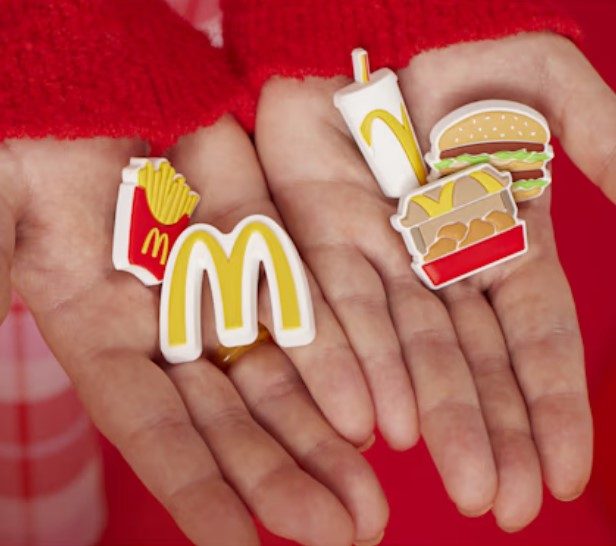 Crocs and McDonalds pins
