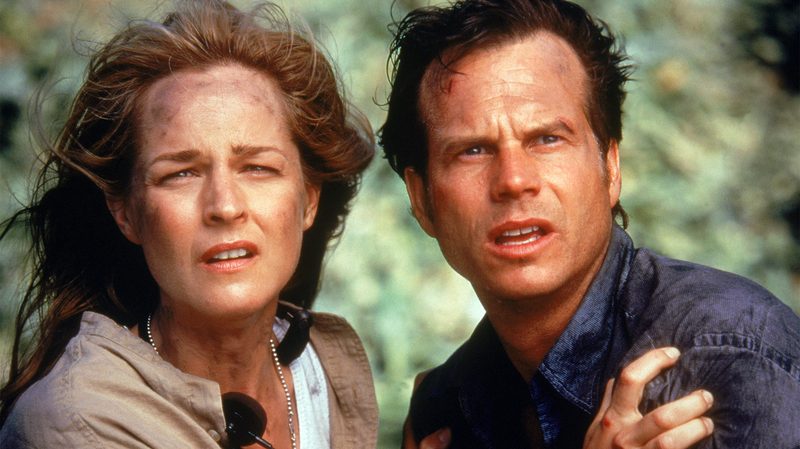Helen Hunt and Bill Paxton in Twister.
