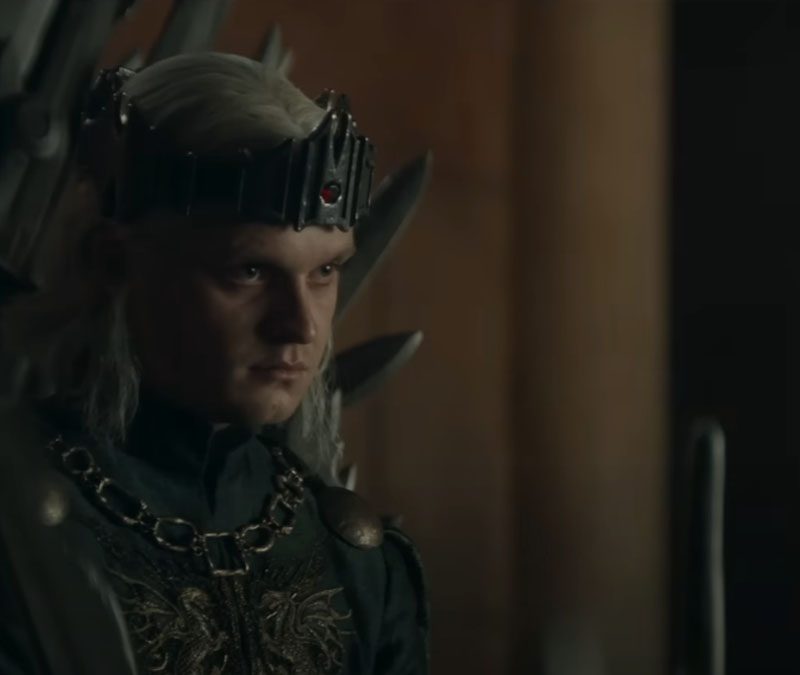 Tom Glynn-Carney as King Aegon II Targaryen in House of the Dragon