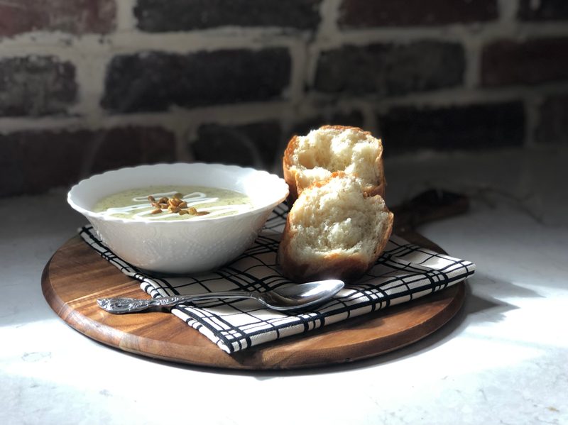 Cream of broccoli soup