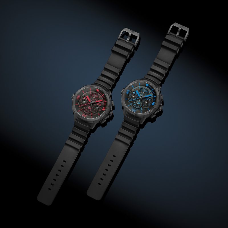 IWC Aquatimer Perpetual Calendar black background