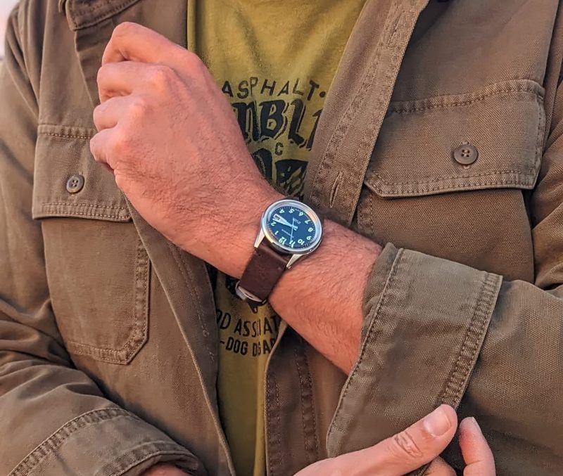 Man wearing watch