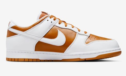 Nike Dunk Low Reverse Curry sneakers white background